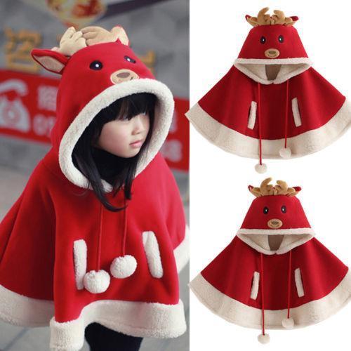 Rudy the Reindeer Hooded Cape - Kids' Christmas Poncho